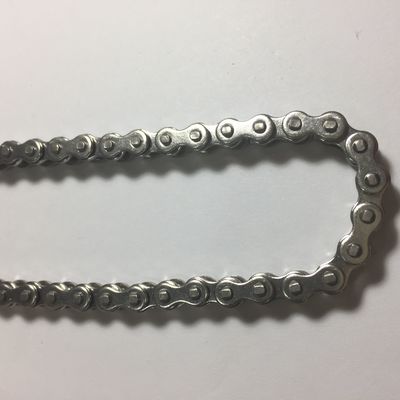 Silver 25H Stainless Conveyor Chain With 6.35mm Pitch