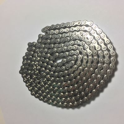 Silver 25H Stainless Conveyor Chain With 6.35mm Pitch